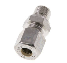 M12x1,5 Macho x 8L Racor de compresión recto de acero inoxidable 315 Bar DIN 2353