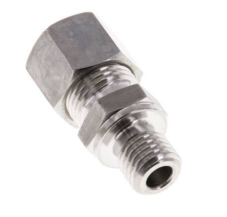 M12x1,5 Macho x 10L Racor de compresión recto de acero inoxidable 315 Bar DIN 2353