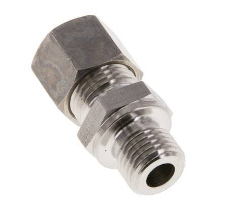 M14x1,5 Macho x 10L Racor de compresión recto de acero inoxidable 315 Bar DIN 2353