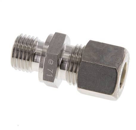 M14x1,5 Macho x 10L Racor de compresión recto de acero inoxidable 315 Bar DIN 2353