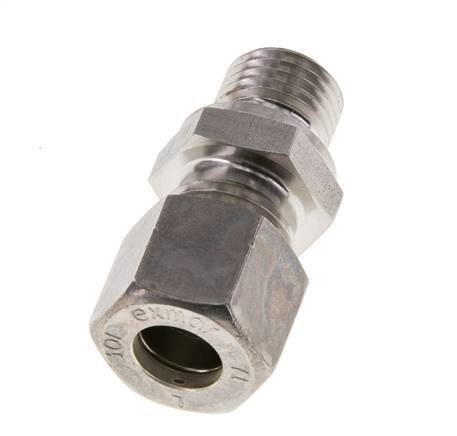 M14x1,5 Macho x 10L Racor de compresión recto de acero inoxidable 315 Bar DIN 2353