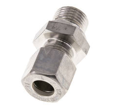 M16x1,5 Macho x 10L Racor de compresión recto de acero inoxidable 315 Bar DIN 2353