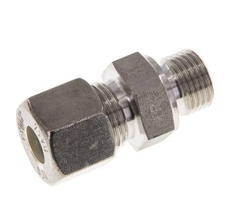 M16x1,5 Macho x 10S Racor de compresión recto de acero inoxidable 630 Bar DIN 2353