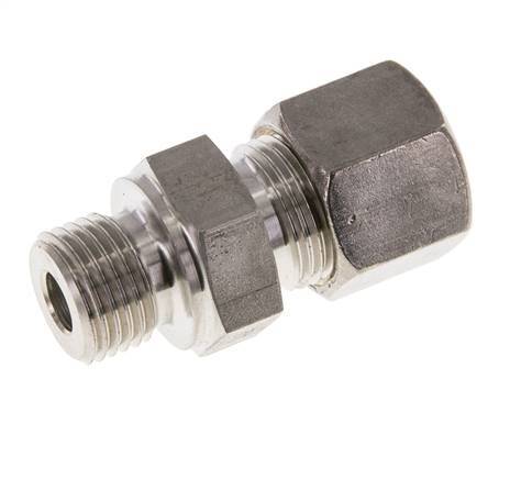 M16x1,5 Macho x 10S Racor de compresión recto de acero inoxidable 630 Bar DIN 2353