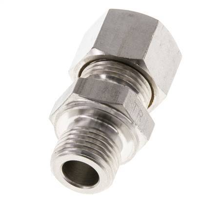 M16x1,5 Macho x 12L Racor de compresión recto de acero inoxidable 315 Bar DIN 2353