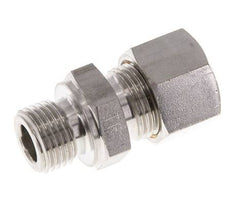 M16x1,5 Macho x 12L Racor de compresión recto de acero inoxidable 315 Bar DIN 2353