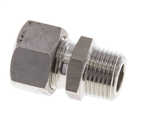M18x1,5 Macho x 10L Racor de compresión recto de acero inoxidable 315 Bar DIN 2353