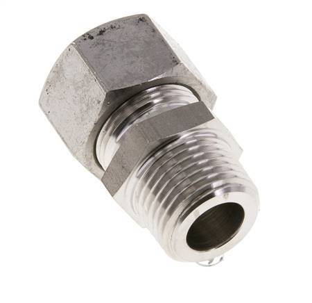 M18x1,5 Macho x 10L Racor de compresión recto de acero inoxidable 315 Bar DIN 2353