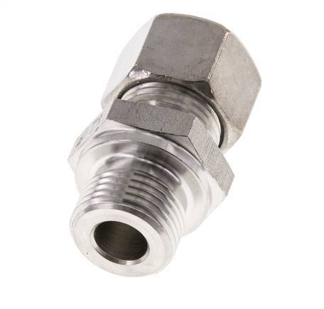 M18x1,5 Macho x 12L Racor de compresión recto de acero inoxidable 315 Bar DIN 2353