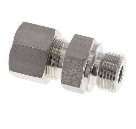 M18x1,5 Macho x 12S Racor de compresión recto de acero inoxidable 630 Bar DIN 2353