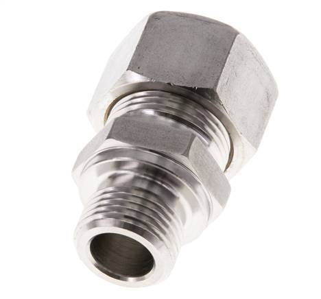 M18x1,5 Macho x 15L Racor de compresión recto de acero inoxidable 315 Bar DIN 2353