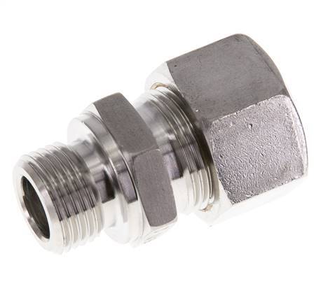 M18x1,5 Macho x 15L Racor de compresión recto de acero inoxidable 315 Bar DIN 2353