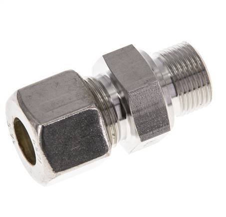 M20x1,5 Macho x 14S Racor de compresión recto de acero inoxidable 630 Bar DIN 2353