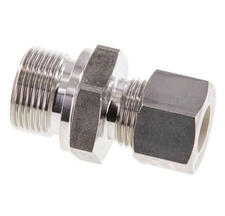 M22x1,5 Macho x 12L Racor de compresión recto de acero inoxidable 315 Bar DIN 2353