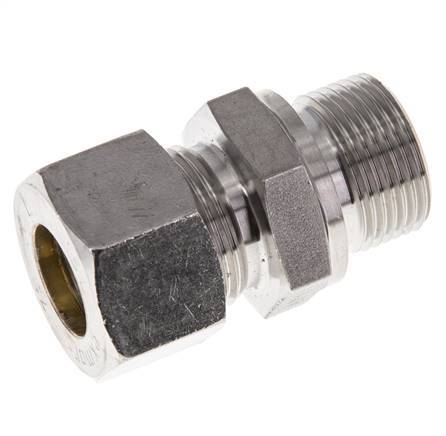 M22x1,5 Macho x 15L Racor de compresión recto de acero inoxidable 315 Bar DIN 2353