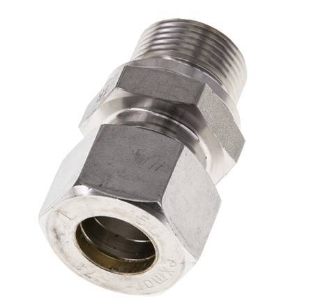 M22x1,5 Macho x 15L Racor de compresión recto de acero inoxidable 315 Bar DIN 2353