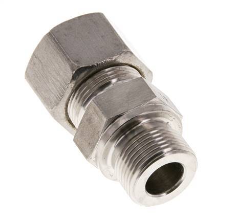 M22x1,5 Macho x 16S Racor de compresión recto de acero inoxidable 400 Bar DIN 2353