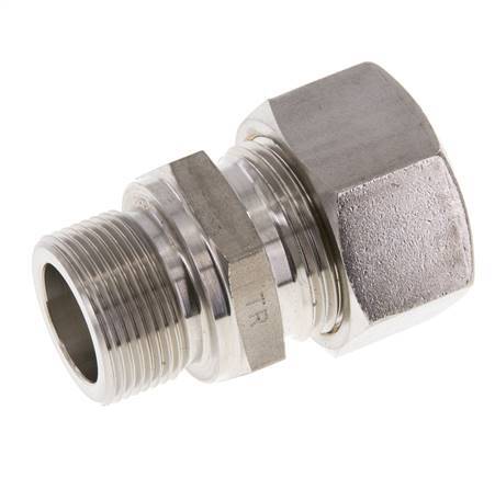 M26x1,5 Macho x 22L Racor de compresión recto de acero inoxidable 160 Bar DIN 2353