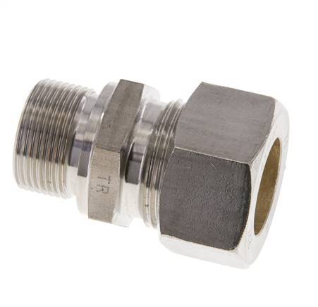 M26x1,5 Macho x 22L Racor de compresión recto de acero inoxidable 160 Bar DIN 2353
