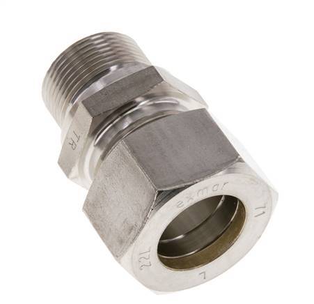 M26x1,5 Macho x 22L Racor de compresión recto de acero inoxidable 160 Bar DIN 2353