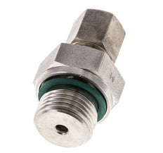 G 1/2'' Macho x 6S Racor de compresión recto de acero inoxidable con junta FKM 630 Bar DIN 2353