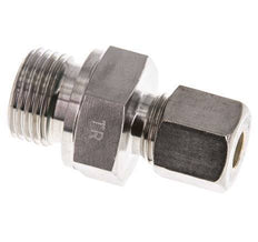 G 1/2'' Macho x 8S Racor de compresión recto de acero inoxidable con junta FKM 630 Bar DIN 2353