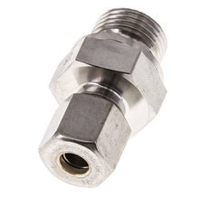 G 1/2'' Macho x 8S Racor de compresión recto de acero inoxidable con junta FKM 630 Bar DIN 2353