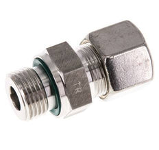 G 1/2'' Macho x 14S Racor de compresión recto de acero inoxidable con junta FKM 630 Bar DIN 2353