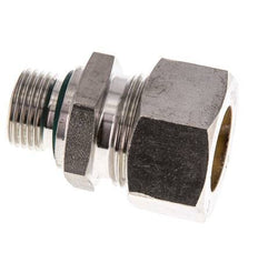G 1/2'' Macho x 22L Racor de compresión recto de acero inoxidable con junta FKM 160 Bar DIN 2353