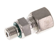G 1/4'' Macho x 10S Racor de compresión recto de acero inoxidable con junta FKM 630 Bar DIN 2353