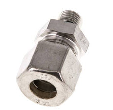 G 1/4'' Macho x 14S Racor de compresión recto de acero inoxidable con junta FKM 630 Bar DIN 2353