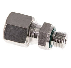 G 1/8'' Macho x 8L Racor de compresión recto de acero inoxidable con junta FKM 315 Bar DIN 2353