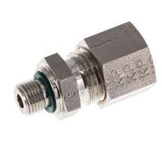 G 1/8'' Macho x 10L Racor de compresión recto de acero inoxidable con junta FKM 315 Bar DIN 2353