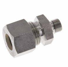 G 1/8'' Macho x 12L Racor de compresión recto de acero inoxidable con junta FKM 315 Bar DIN 2353