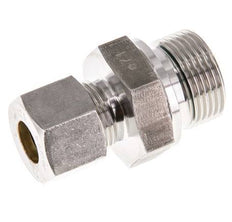 G 3/4'' Macho x 12S Racor de compresión recto de acero inoxidable con junta FKM 630 Bar DIN 2353