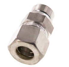 G 3/4'' Macho x 20S Racor de compresión recto de acero inoxidable con junta FKM 400 Bar DIN 2353