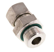 G 1'' Macho x 20S Racor de compresión recto de acero inoxidable con junta FKM 400 Bar DIN 2353