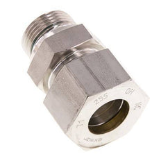 G 1'' Macho x 25S Racor de compresión recto de acero inoxidable con junta FKM 400 Bar DIN 2353