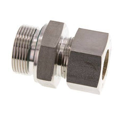 G 1 1/4'' Macho x 25S Racor de compresión recto de acero inoxidable con junta FKM 400 Bar DIN 2353