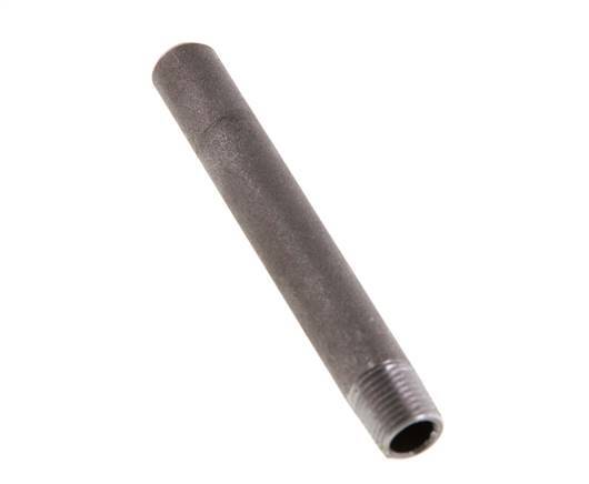 R 1/4'' Male x 13.5mm Steel Pipe Nipple with Welding End 50 Bar DIN 2982 - 100mm [2 Pieces]