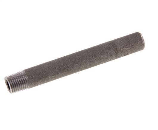 R 1/4'' Male x 13.5mm Steel Pipe Nipple with Welding End 50 Bar DIN 2982 - 100mm [2 Pieces]