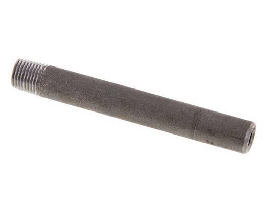 R 1/4'' Male x 13.5mm Steel Pipe Nipple with Welding End 50 Bar DIN 2982 - 100mm [2 Pieces]