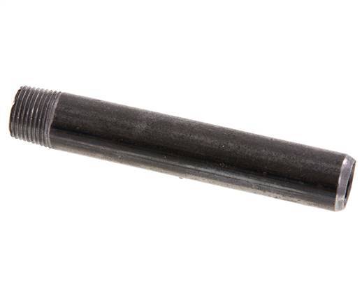 R 3/8'' Male x 17.2mm Steel Pipe Nipple with Welding End 50 Bar DIN 2982 - 100mm [2 Pieces]