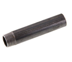 R 3/8'' Male x 17.2mm Steel Pipe Nipple with Welding End 50 Bar DIN 2982 - 80mm [2 Pieces]