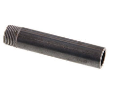 R 3/8'' Male x 17.2mm Steel Pipe Nipple with Welding End 50 Bar DIN 2982 - 80mm [2 Pieces]