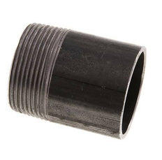 R 1 1/2'' Male x 48.3mm Steel Pipe Nipple with Welding End 50 Bar DIN 2982 - 60mm [2 Pieces]