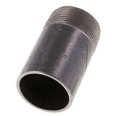 R 1 1/2'' Male x 48.3mm Steel Pipe Nipple with Welding End 50 Bar DIN 2982 - 80mm [2 Pieces]