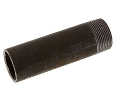 R 1 1/4'' Male x 42.4mm Steel Pipe Nipple with Welding End 50 Bar DIN 2982 - 130mm