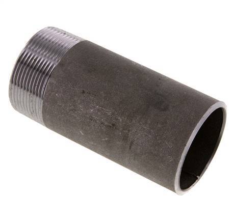 R 2'' Male x 60.3mm Steel Pipe Nipple with Welding End 50 Bar DIN 2982 - 120mm