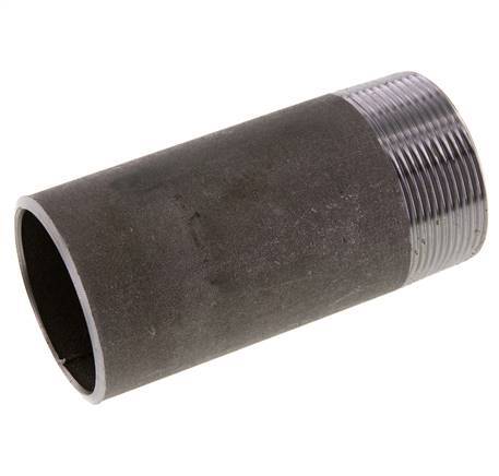 R 2'' Male x 60.3mm Steel Pipe Nipple with Welding End 50 Bar DIN 2982 - 120mm